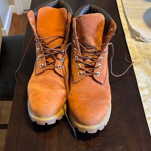 Timberland Men's Tan Leather Boots